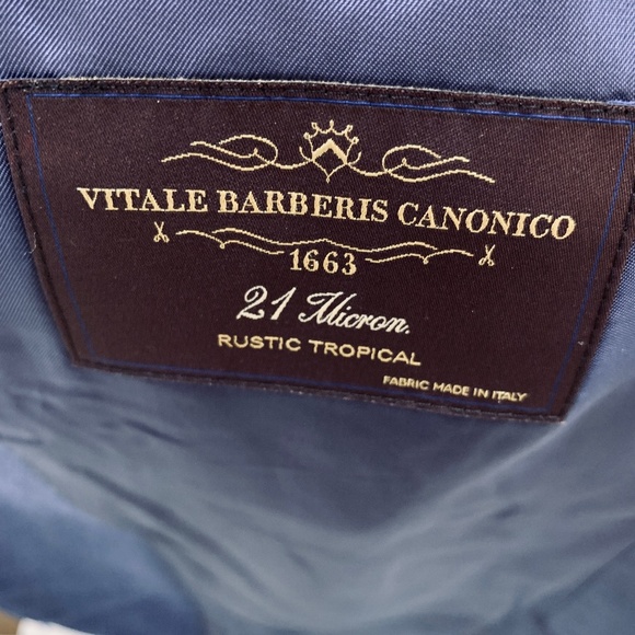 SUITSUPPLY Suit Mens 38R 33x29.5" Brescia Napoli Single Breasted Pure Wool Blue - Picture 2 of 16